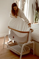 Draps contour blanc pour lit IORA - Paquet de deux
