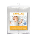 Ensemble 2 protèges-matelas en microfibre pour lit de bébé