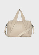 Sac à couches en similicuir - Beige