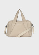 Sac à couches en similicuir - Beige