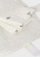 Porte-documents et matelas à langer bébé  -  Fleurs