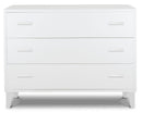 Commode 3 tiroirs Caravaggio - Blanc