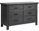 Ensemble bassinette et bureau double Como Tête Droite - Granite