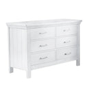 Ensemble bassinette et bureau double Como Tête Droite - Vintage White