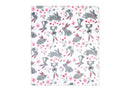 Ensemble 2 couvertures douces et confortables- Lapins roses