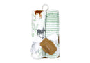 Ensemble 2 couvertures douces et confortables- Safari