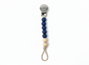 Attache suce en inox et bois- Bleuet