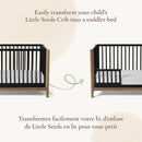 Ensemble bassinette et bureau double Laurel - Noir