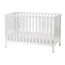 Ensemble bassinette et bureau double Aster - Blanc