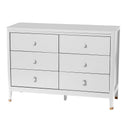 Ensemble bassinette et bureau double Aster - Blanc
