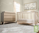 Ensemble bassinette et bureau double Pala - Taupe