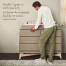 Ensemble bassinette et bureau double Pala - Blanc
