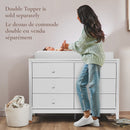 Ensemble bassinette et bureau double Aster - Blanc