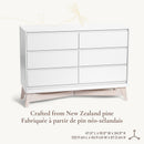Ensemble bassinette et bureau double Pala - Blanc