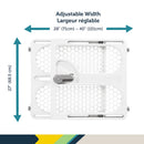 Portail de sécurité Easy Fit - avec supports muraux