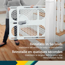 Portail de sécurité Easy Fit - avec supports muraux