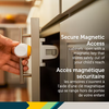 Verrou magnétiques adhésif
