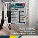 Portail prêt à installer - Blanc