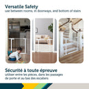 Portail de passage facile à installer - Blanc