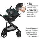 Siège d'auto nouveau-né Mico Luxe+ -Twillic vert