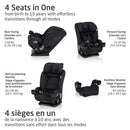 Siège d'auto convertible 4 en 1 Kani - Noir