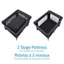 Parc 3-en-1 Swift - Graphite classique