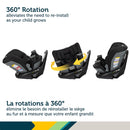 Siège auto convertible tout-en-un rotatif à 360° DLX Turn and Go - Beauté noire