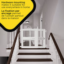 Portail double mode levant, verrouillable et pivotant
