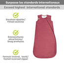 Sac de nuit en mousseline de coton - Framboise (0.7 tog)