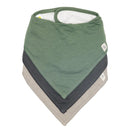 Ensemble de 3 bavoirs en bambou - Chasseur, Charcoal, Taupe