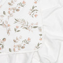 Couverture en bambou - Feuilles