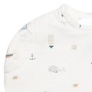 Sac de nuit nouveau-né en bambou - Ocean (1 tog)
