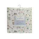 Ensemble de 2 draps contour en flanelle-Jungle