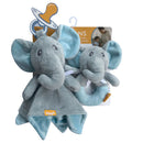 Ensemble attache tétine et Hochet- Éléphant