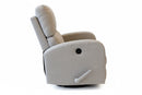 Fauteuil Berçant Pivotant Manuel avec port USB - Beige