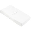 Housse pour matelas à langer avec ouverture pour sangles - Blanc