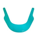 Visière pare-shampoing en silicone- turquoise