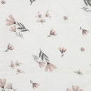 Serviette à capuchon en bambou - Fleurs aquarelle