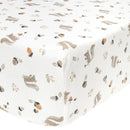 Drap contour en bambou - Écureuils