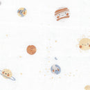 Couverture mousseline de coton -  Cosmos