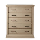 Commode 5 tiroirs Modena - Vintage Naturel