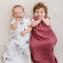 Sac de nuit en mousseline de coton - Framboise (0.7 tog)