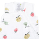 Sac de nuit en mousseline de coton - Fruits (0,7 tog)