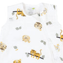 Sac de nuit en mousseline de coton - Jungle (0,7 tog)