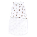 Sac de nuit en mousseline de coton - Taupes (0,7 tog)