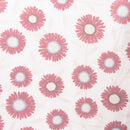 Sac de nuit en coton tissé - Marguerites (2 togs)