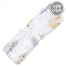 Couverture mousseline de coton - Rhinos