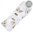 Couverture mousseline de coton - Feuilles