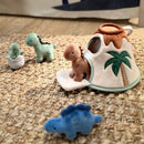 Ensemble de peluche dinosaure - Dino-might