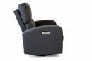 Fauteuil Berçant Pivotant Électrique avec port USB - Gris foncé